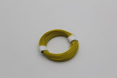 Kabel 0,05mm² 10m Gelb